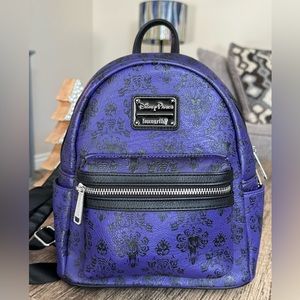 Limited Edition RETIRED Disney Loungefly Haunted Mansion Backpack